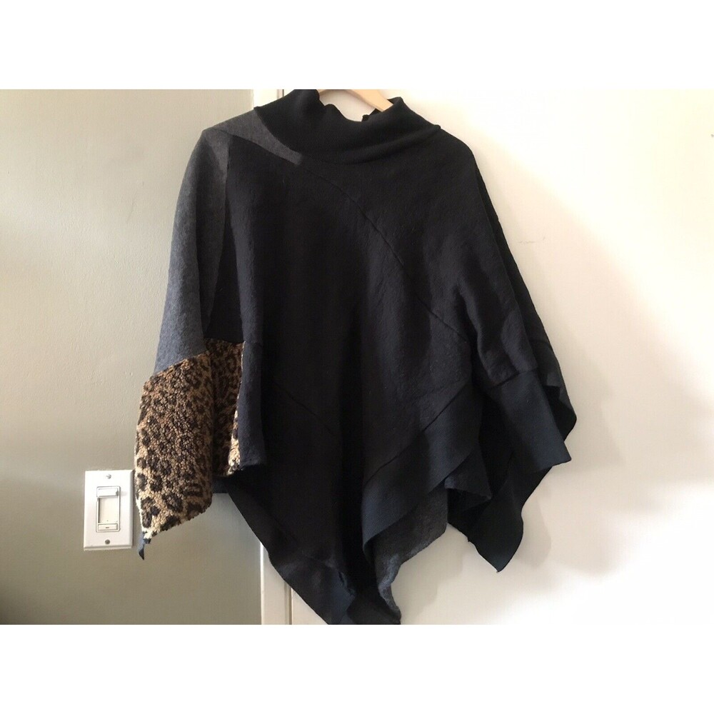 Rare Y-3 Yohji Yamamoto Adidas Poncho Cloak Color block Animal OSFA